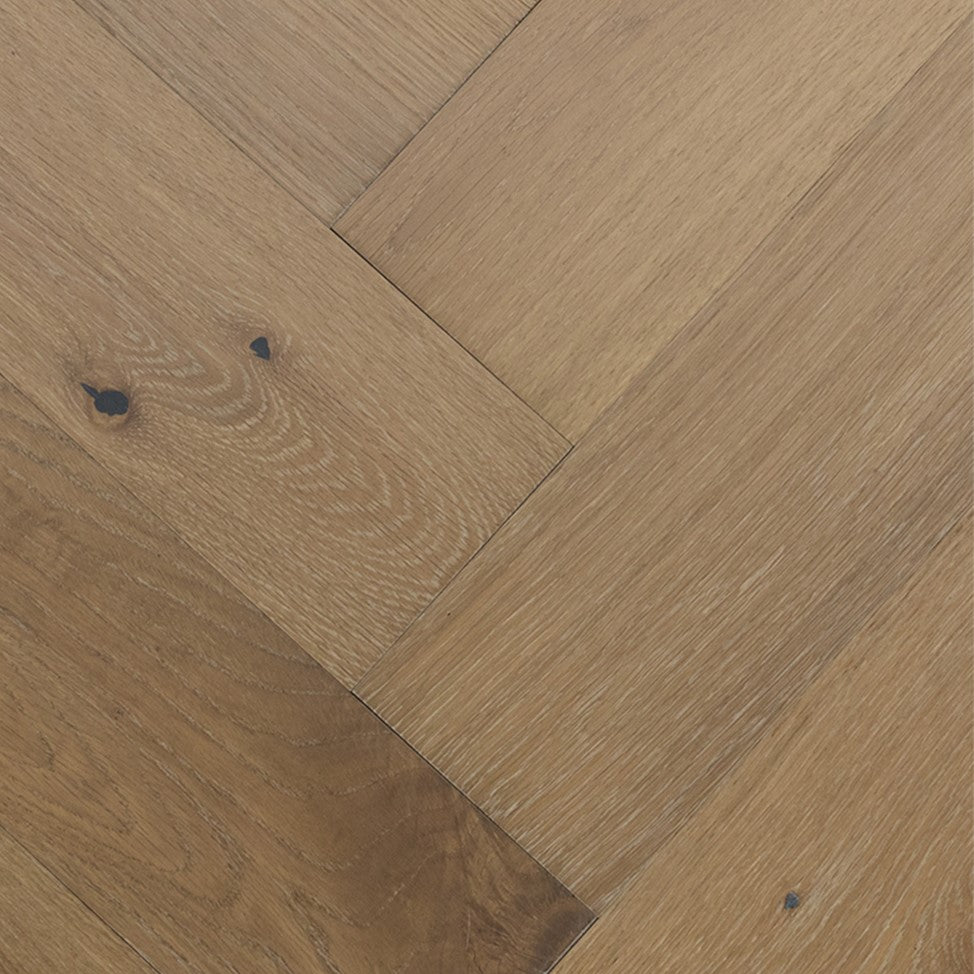 Spanish Herringbone Coastal Fog