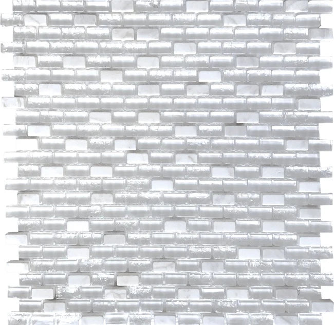 Ice Glacier Stone Glass Mix Mosaic