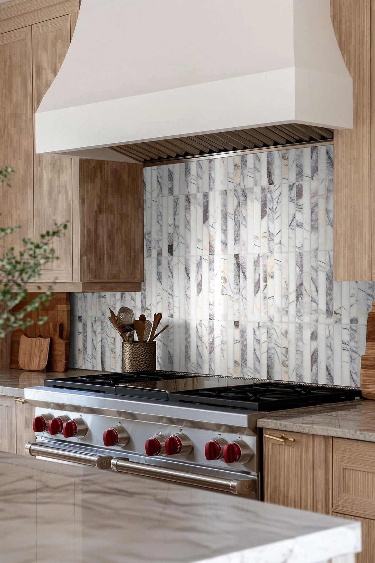 Scollopini Lilac Pattern Honed