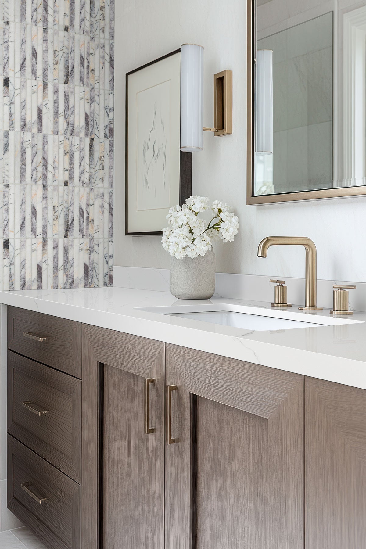 Scollopini Lilac Pattern Honed