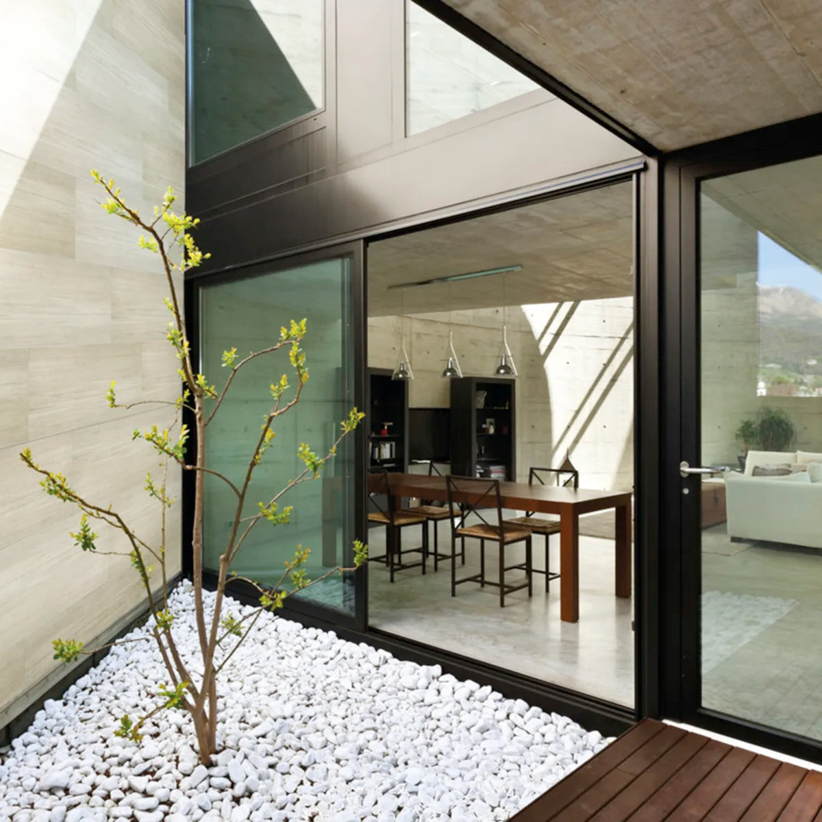 Designer White Shades