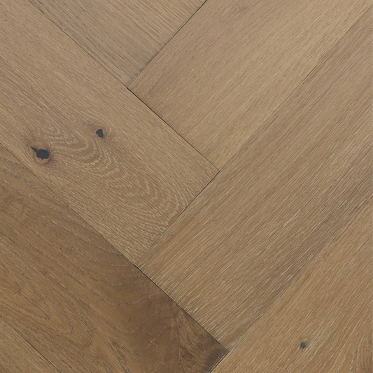 Spanish Herringbone Coastal Fog