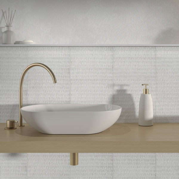 Lagoon - Deco Matte -  White - Patara Stone