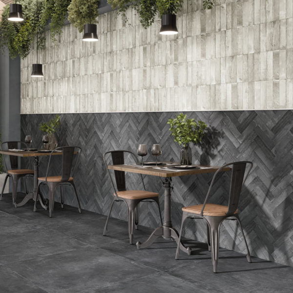 Lagoon  - Matte Subway -  Anthracite  - Patara Stone