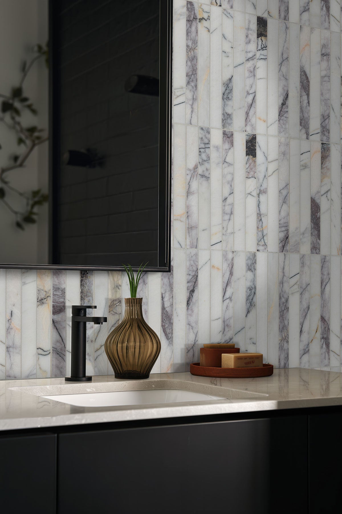 Scollopini Lilac Pattern Honed