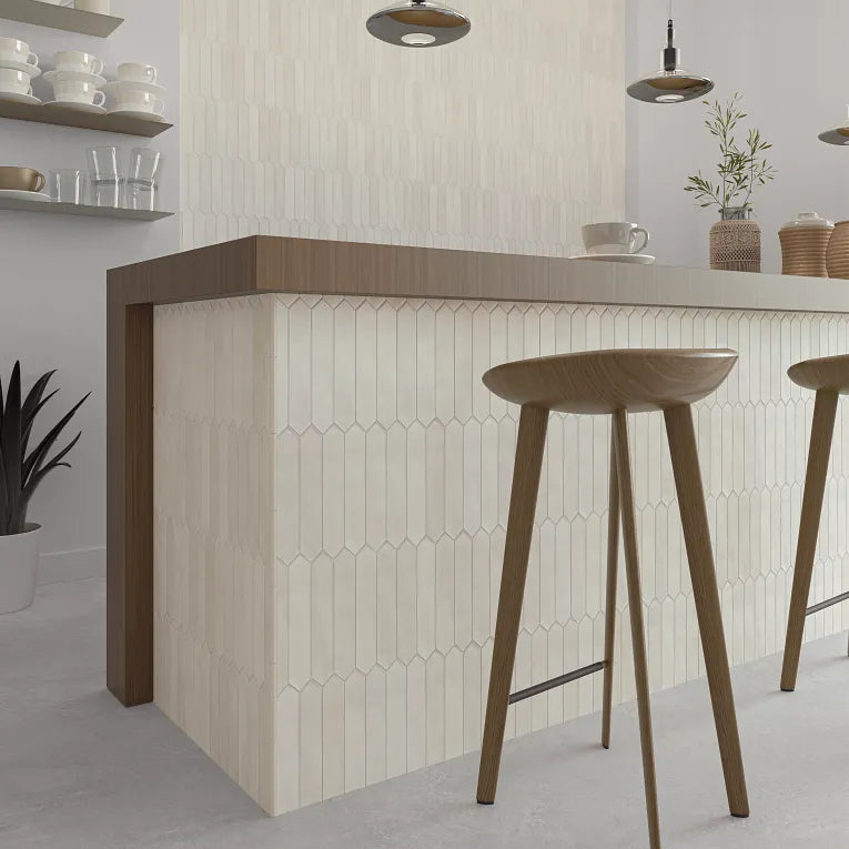 Spark - White -  Glossy Arizona Tile