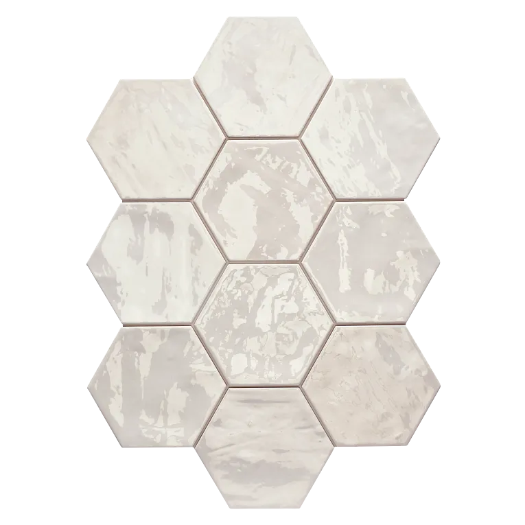 Spark - Ivory - Matte	Arizona Tile	Hex 6x7